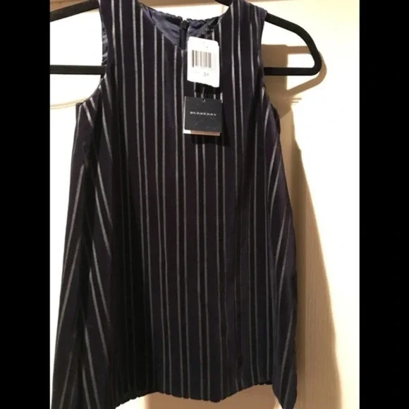 Vintage Burberry Toddler Velvet  Dress, NWT - Picture 4 of 6